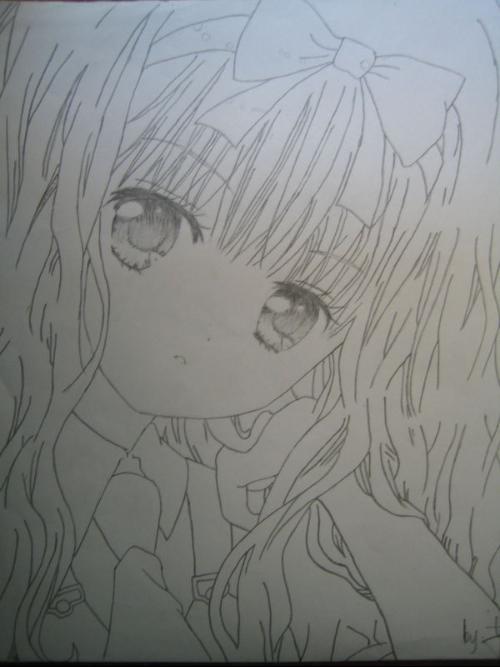 小学生漫画简笔画女孩